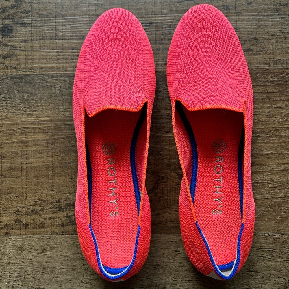 Rothy’s EUC Flamingo Loafers Sz 11